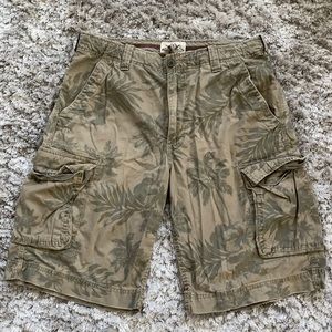 Vintage Palm Tree Cargo Shorts